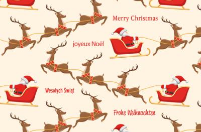 Weihnachtskarte International